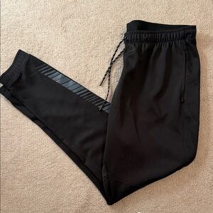 MTA Sport Black Joggers with Graphic Detail